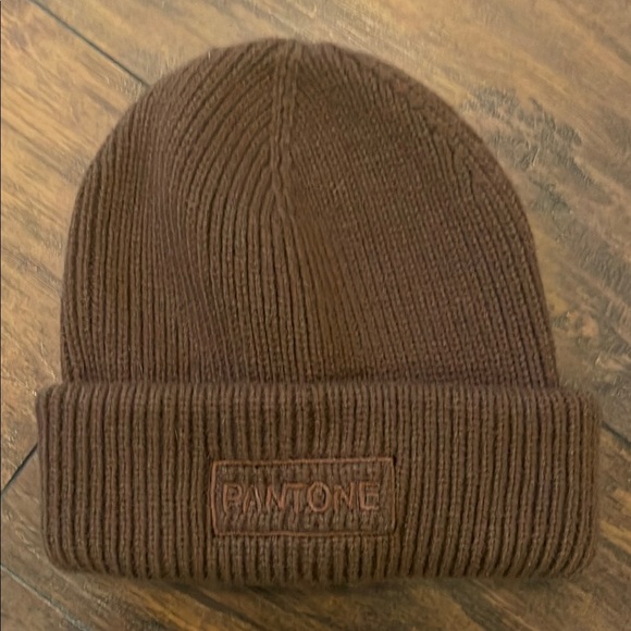 Pantone x Forever 21 Brown Knit Beanie - Picture 1 of 5